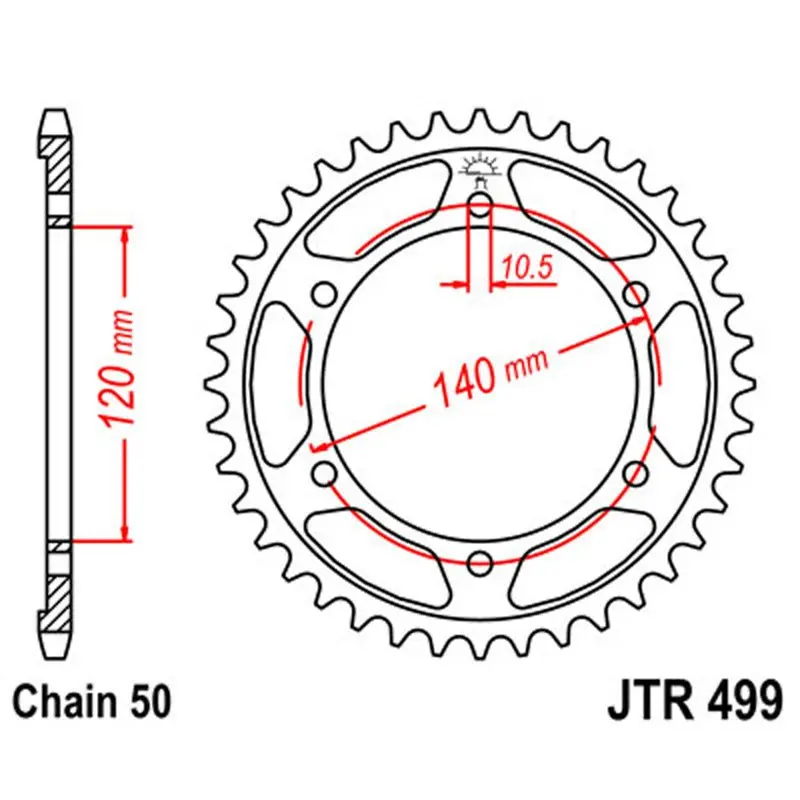 Jt Sprocket Rear 530 38T 1