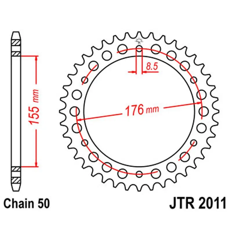 Jt Sprocket Rear 530 42T 1