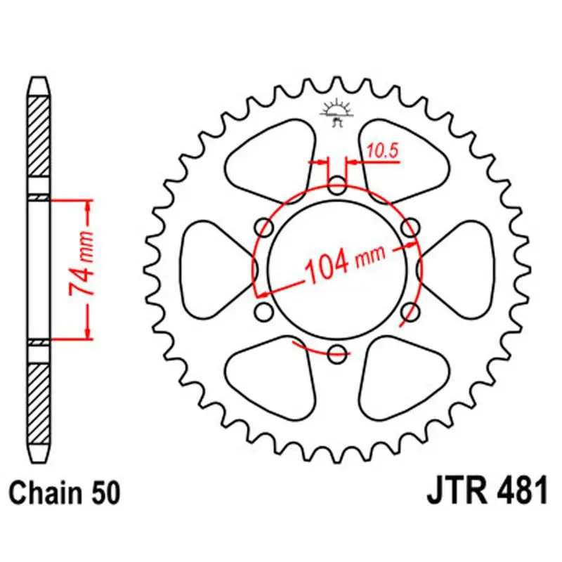 Jt Sprocket Rear 530 42T 1