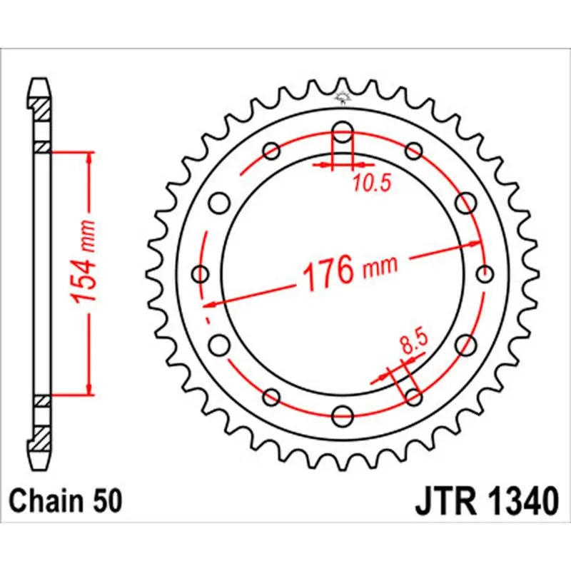Jt Sprocket Rear 530 43T 1