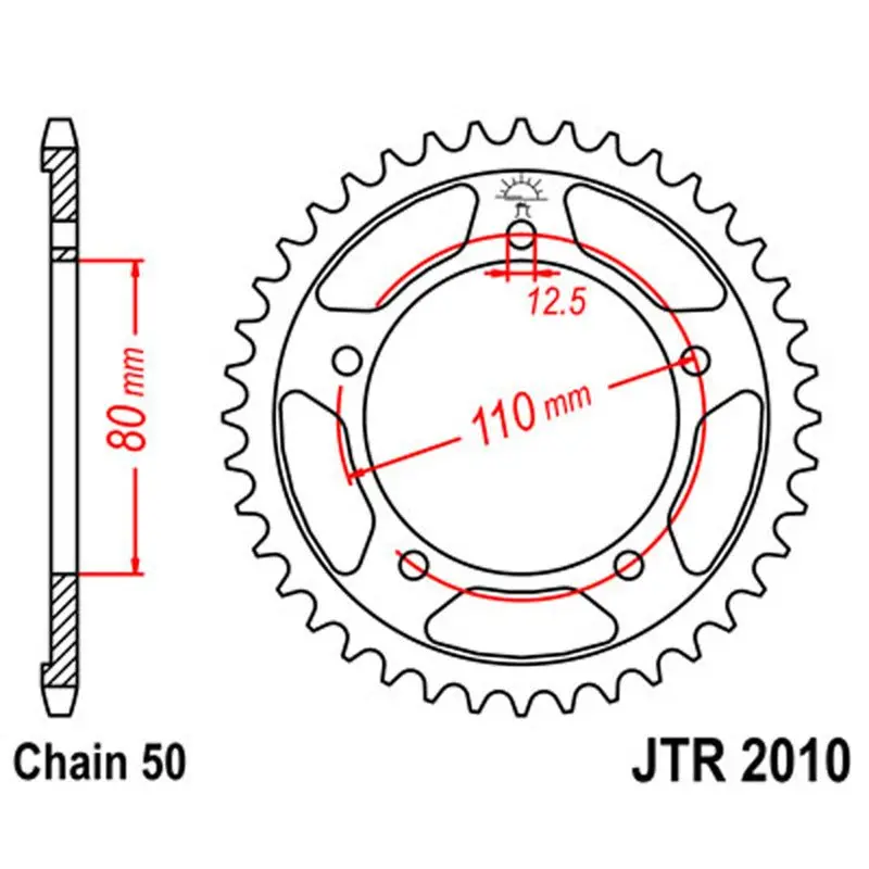 Jt Sprocket Rear 530 43T 1