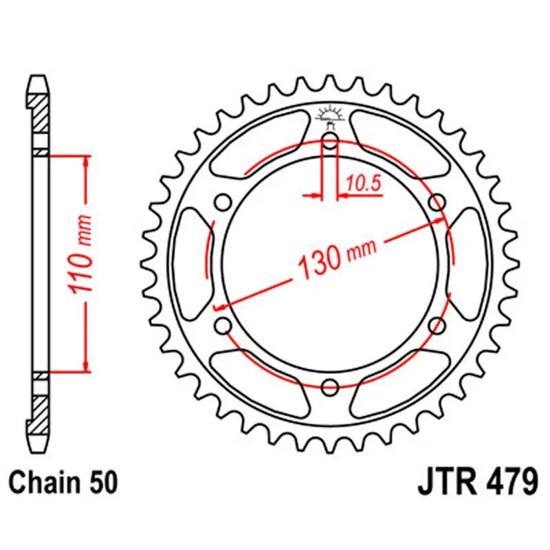 Jt Sprocket Rear 530 43T 1
