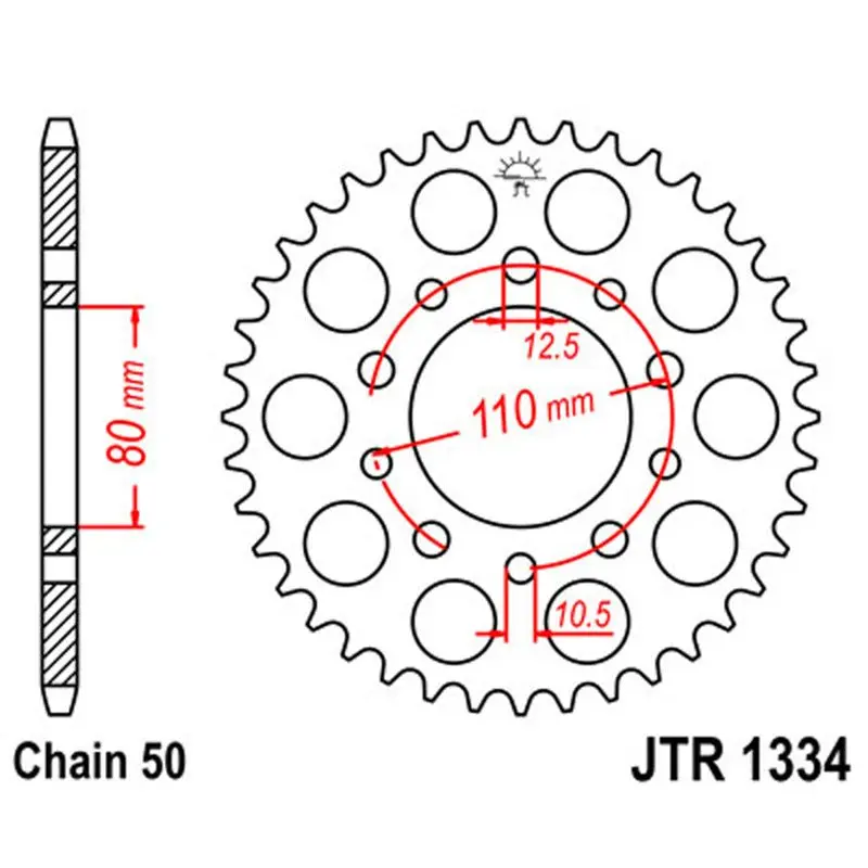 Jt Sprocket Rear 530 45T 1