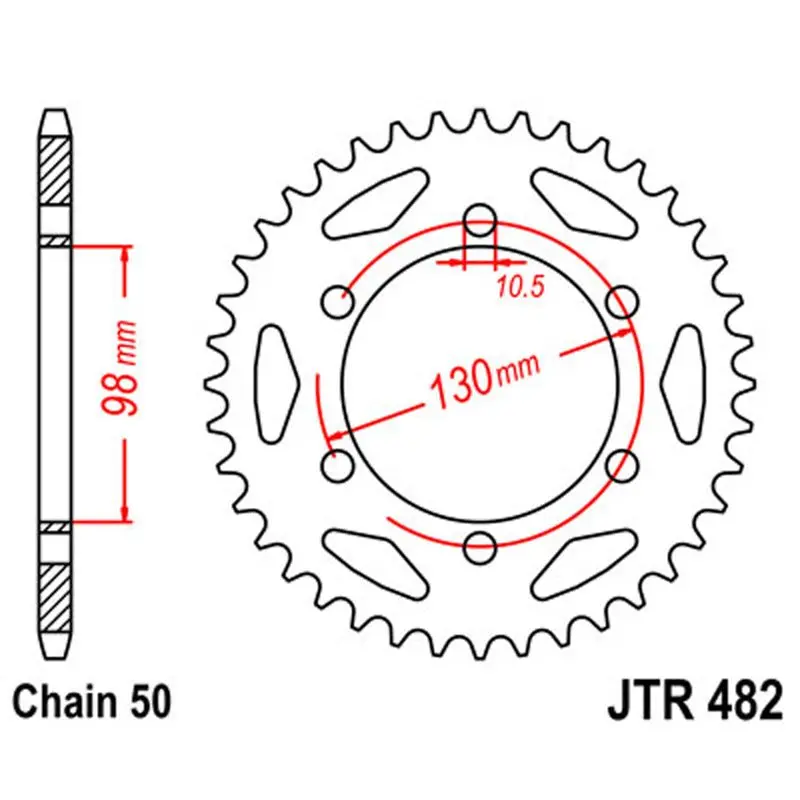 Jt Sprocket Rear 530 47T 1
