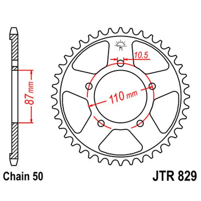 Jt Sprocket Rear 530 48T 1