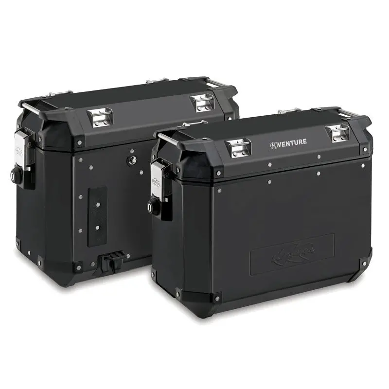 Kappa Kve37b K-Venture Black Aluminium 37L/2 Pieces 1