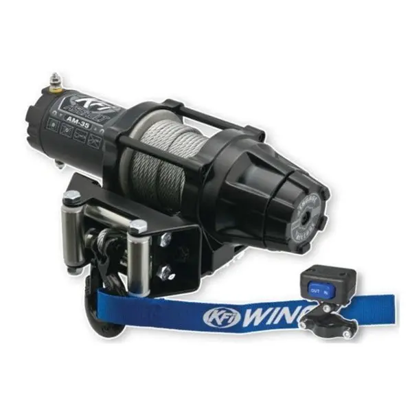Kfi 3500Lb Assault Steel Cable Winch 1