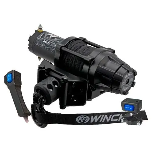 Kfi 3500Lb Assault Synthetic Cable Winch 1