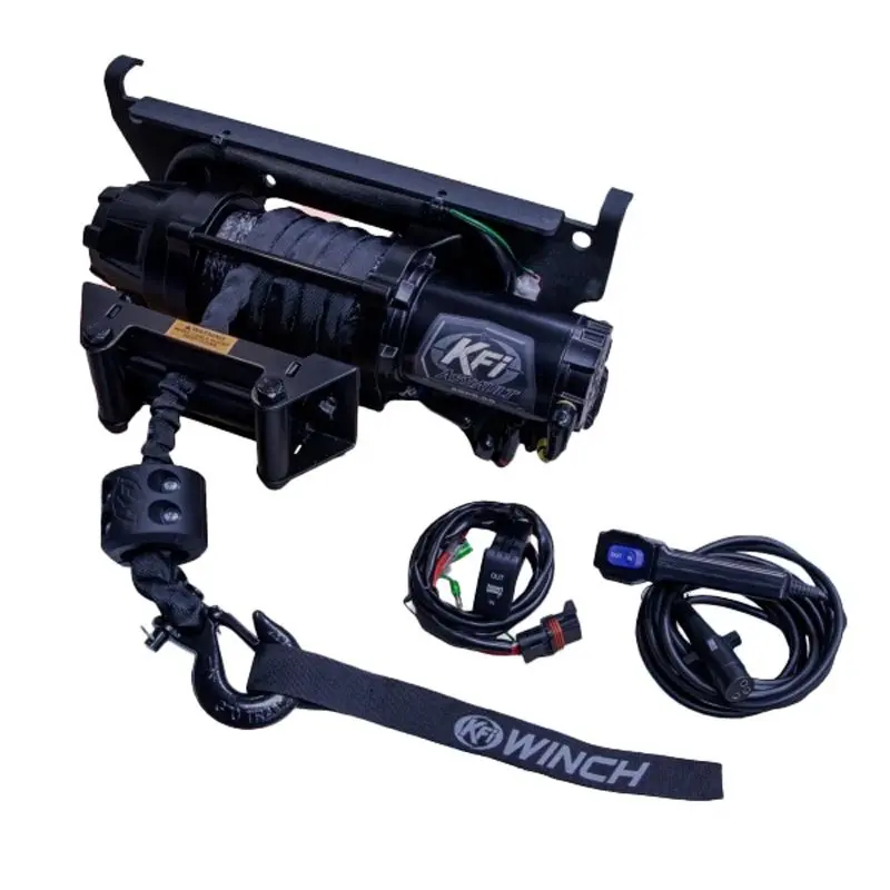 Kfi Plug-N-Play 5000Lb Synthetic Winch 1