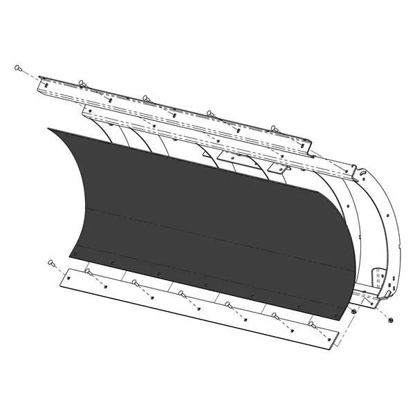Kfi Poly Blade Replacement 60'' 1