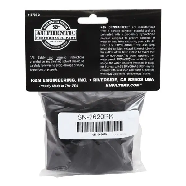 K&N Snowchargers Air Filter Wrap 2