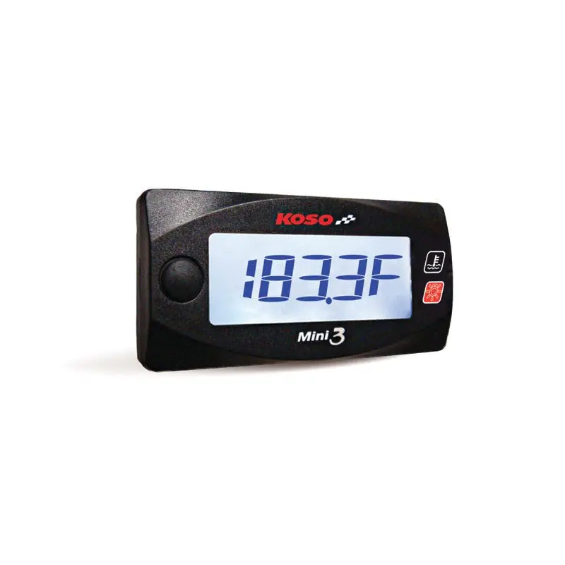 Koso North America Mini 3 Cylinder Head Temperature Meter Honda Grom 1
