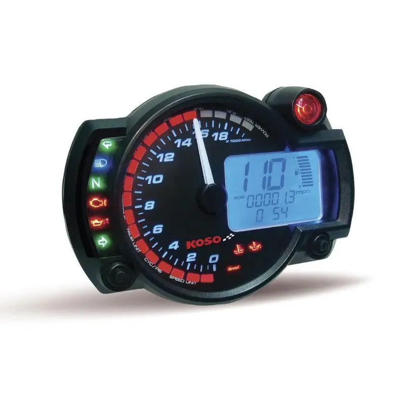 Koso North America Rx-2N Gp Style Speedometer 20,000 Rpm 1