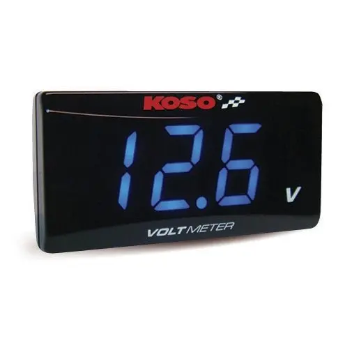 Koso North America Super Slim Style Volt Meter 1
