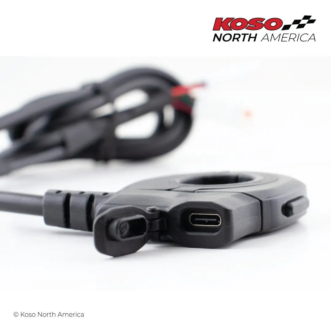 Koso North America Thumb Switch With Usb-A Charger 1