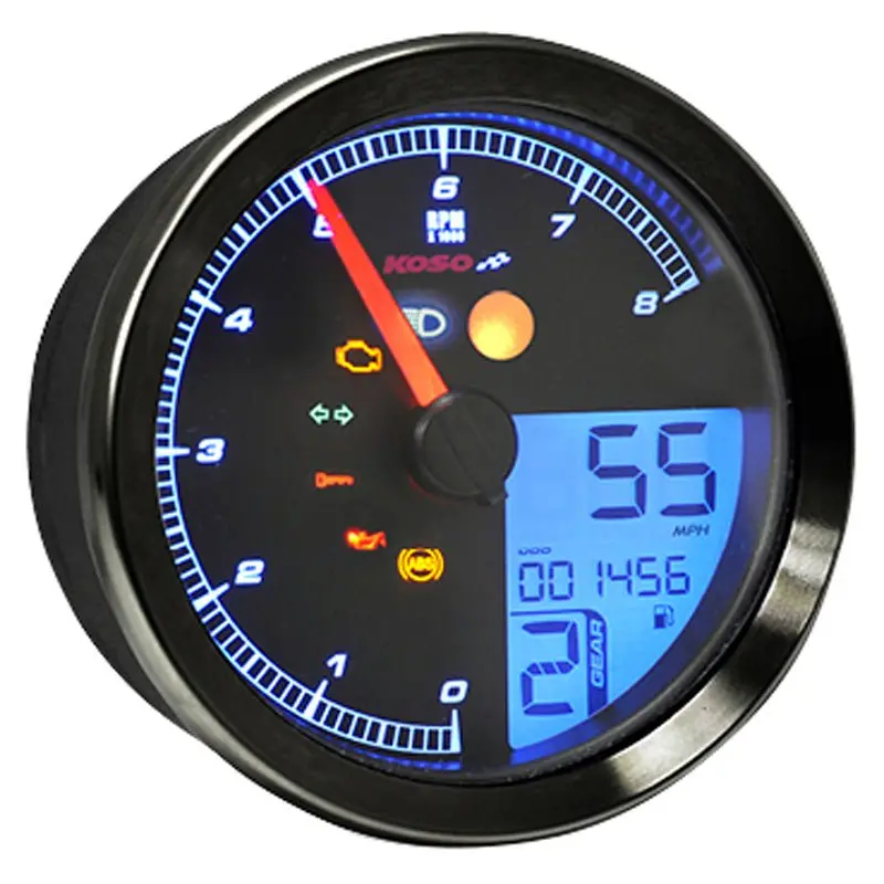 Koso North America Tnt-B Multifunction Meter For Yamaha Bolt 1