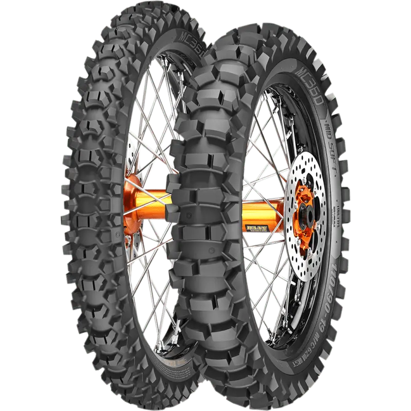 Metzeler 120/100-18 68M Mc360 Midsoft Dot Reversable Rear 1