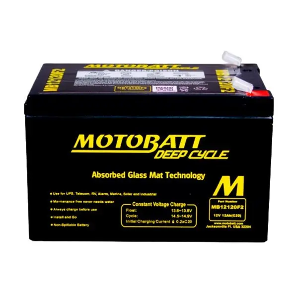 Motobatt Deep Cycle Agm Battery 1