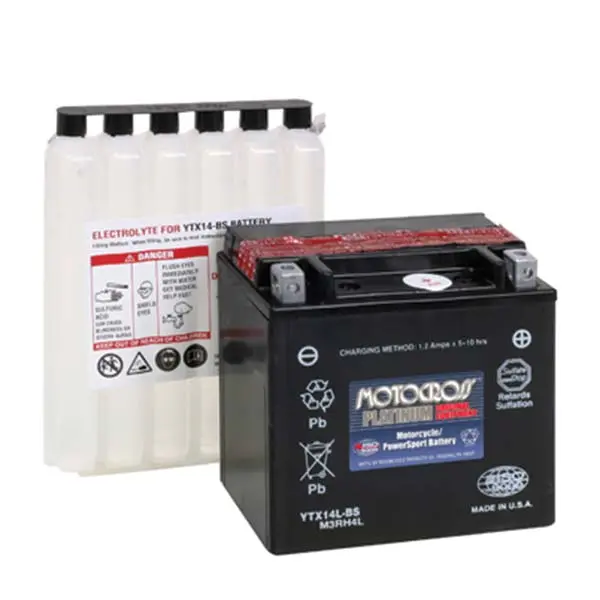 Motocross Agm Battery (Mosm3rh4l) 1