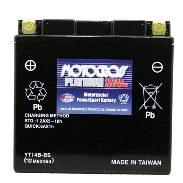 Motocross Agm Battery (Mosm624b4) 1