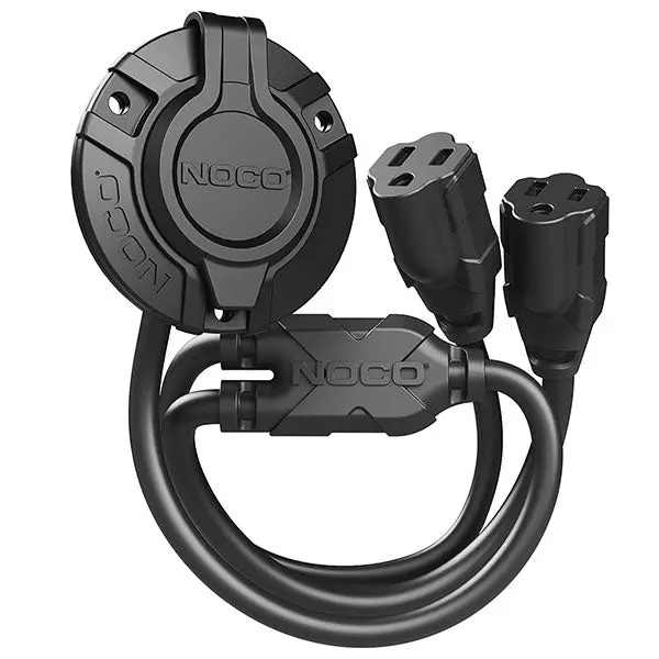 Noco Gcp2 Ac Port Plug & Dual 18" Extension Cord (Gcp2) 1
