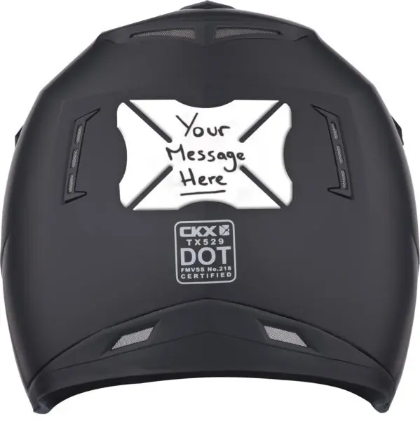 Oxford Helm Bumper Prot Personalised Message (Ox532) 1