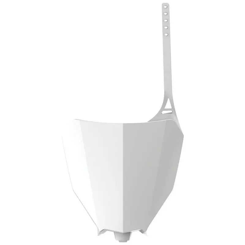 Polisport Number Plate Honda (White) 1