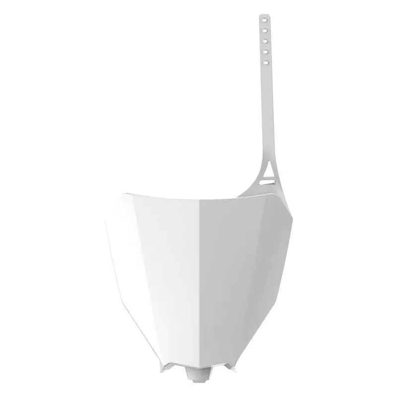Polisport Number Plate Honda (White) 1