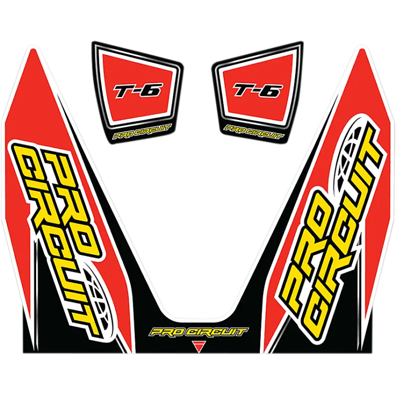 Pro Circuit T-6 Wrap And E/C Decal (Yz250f) 1
