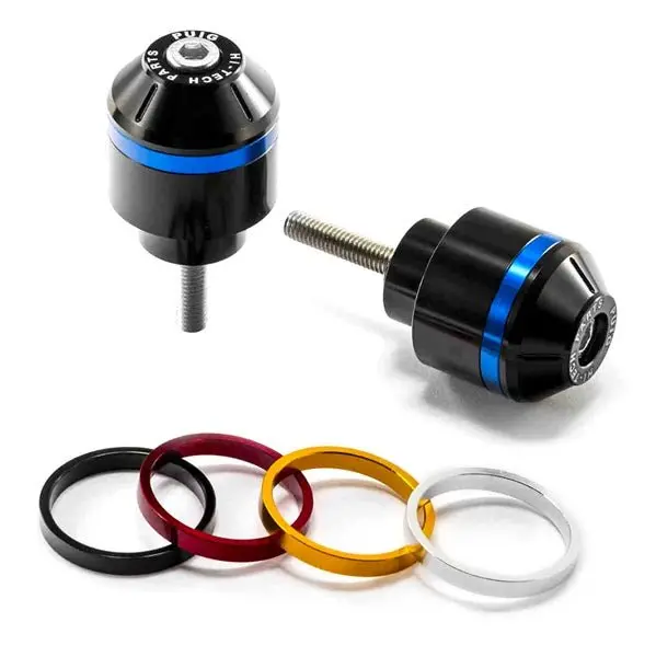 Puig Short Bar End With Rings Yzf-R1 Black 1