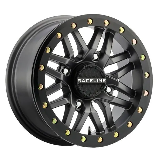 Raceline Wheels 14X7 4/137 A91g-Ryno Beadlock Metal/Bk 1