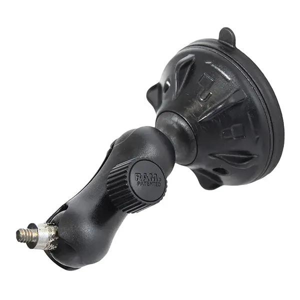 Ram Mounts Ram Twist-Lock Low Profile Suction Mount With 1/4"20 Stud (Rap-B-166-1-237U) 1