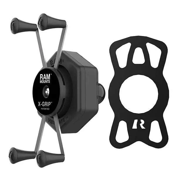 Ram Mounts Ram X-Grip Large Phone Holder With Ball & Vibe-Safe Adapter (Ram-Hol-Un10b-462) 1