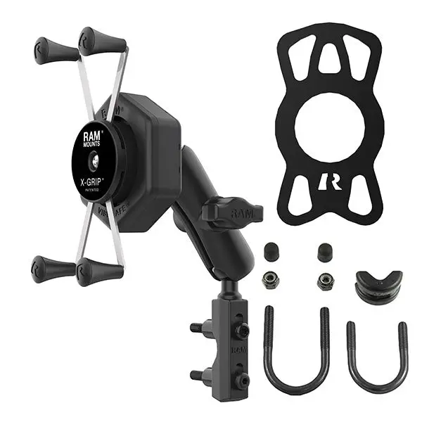 Ram Mounts Ram X-Grip Large Phone Mount With Vibe-Safe & Reservoir Base (Ram-B-174-Un10-462) 1