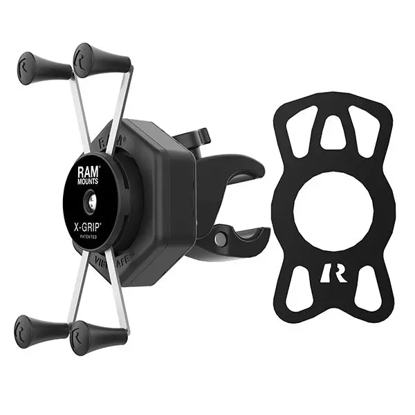 Ram Mounts Ram X-Grip Large Phone Mount With Vibe-Safe & Small Tough-Claw (Ram-Hol-Un10-462-400) 1