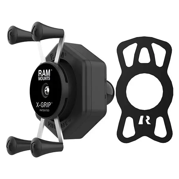 Ram Mounts Ram X-Grip Phone Holder With Ball & Vibe-Safe Adapter (Ram-Hol-Un7b-462) 1