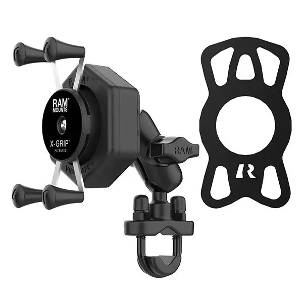 Ram Mounts Ram X-Grip Phone Mount With Vibe-Safe & U-Bolt Base 1