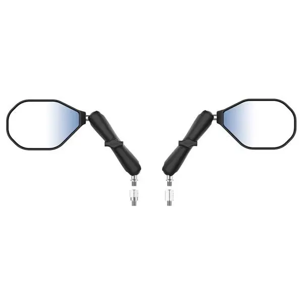 Ram Mounts Ram Tough-Mirror Kit With M10-1.25 Bases + Reverse Adapter (Ram-B-349-Rta-C465rl) 1