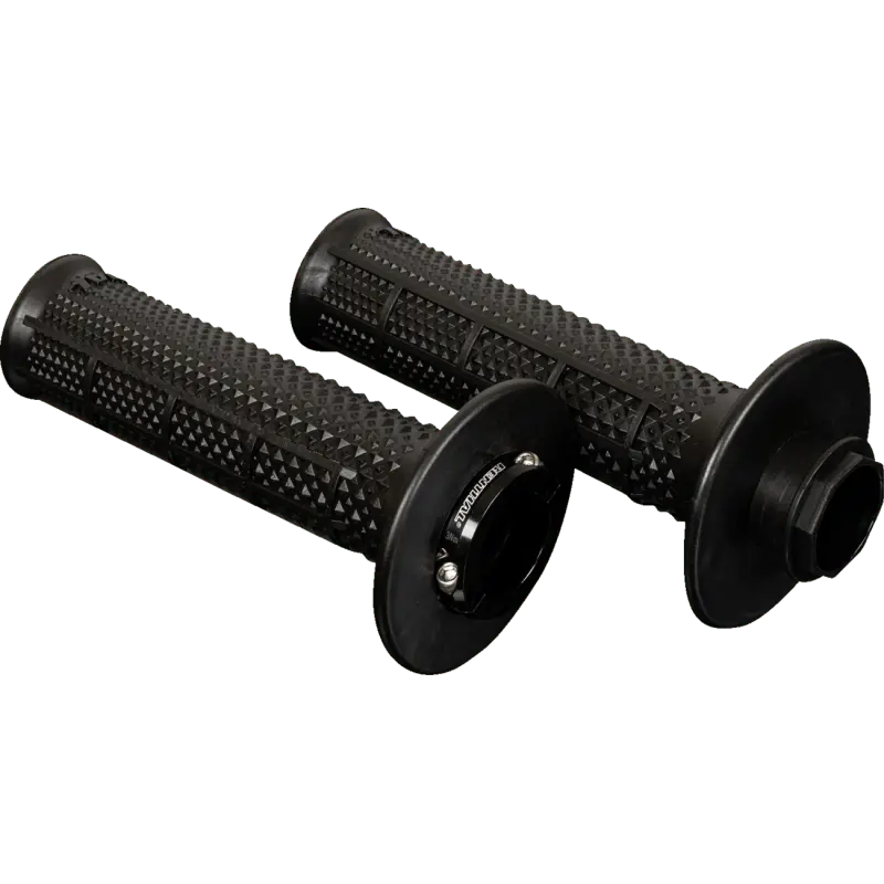 Renthal Mx R-Works Lock-On Grip Ultratacky Tapered/Half Waffle 1