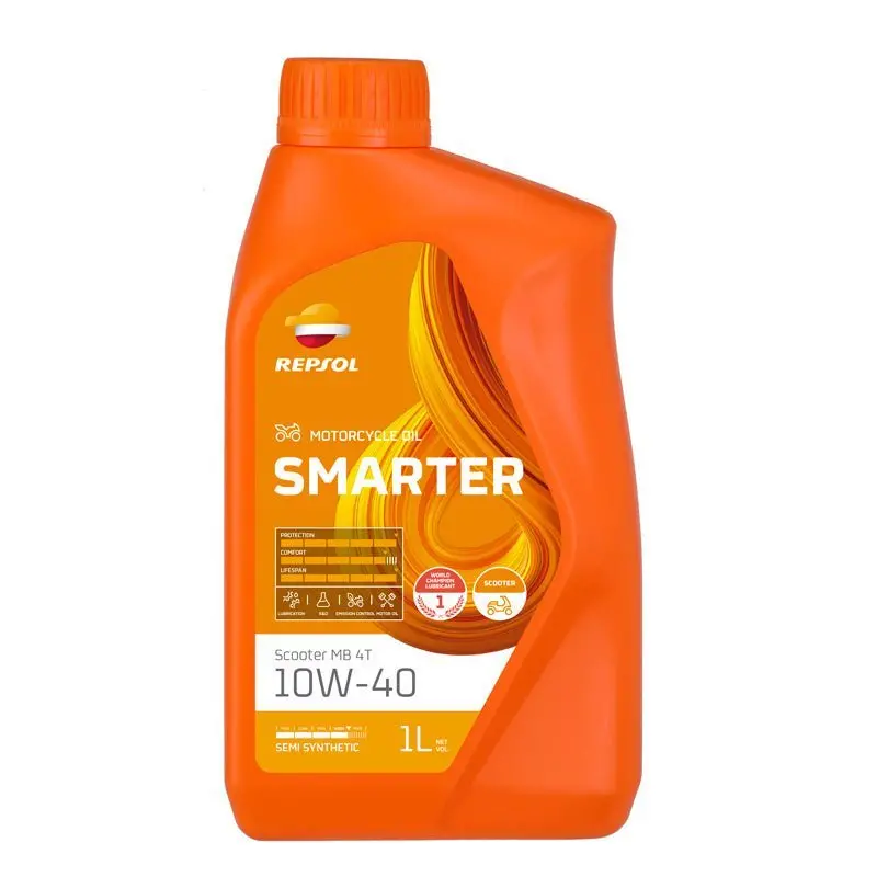 Repsol Semi-Synthetic 4T Engine Oil Smarter Mb 10W40 (1L) 1