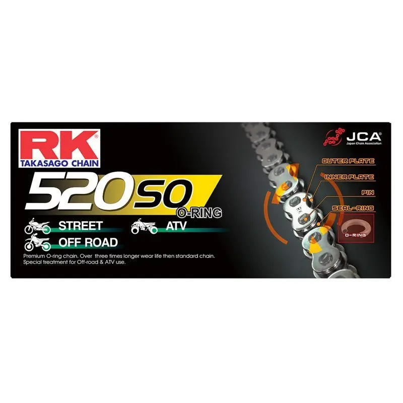 Rk 520So Chain 130 (Steel) 1
