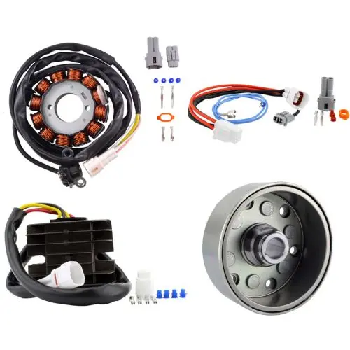 Rms 140W Ac To Dc Charging Upgrade Kit Stator + Regulator + Flywheel (Yamaha) 1