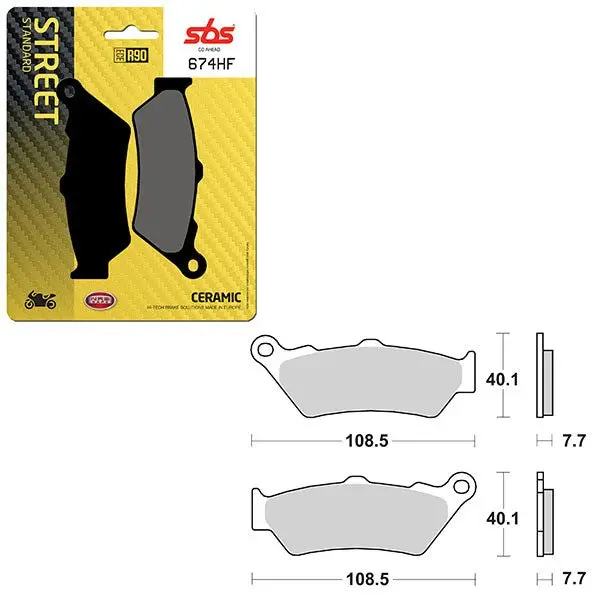 Sbs Atv/Utv Ceramic Brake Pad (6190674108) 1