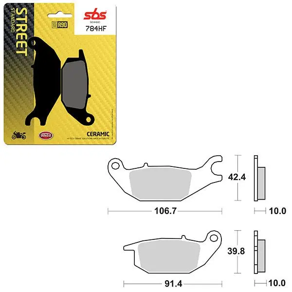 Sbs Atv/Utv Ceramic Brake Pad (6190784108) 1