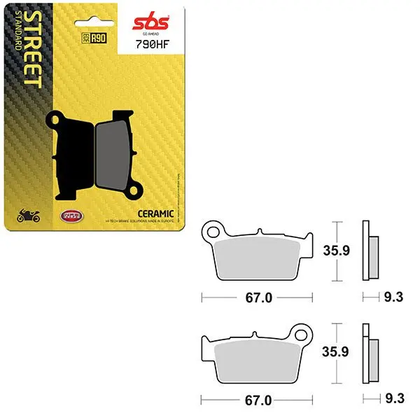 Sbs Atv/Utv Ceramic Brake Pad (6190790108) 1