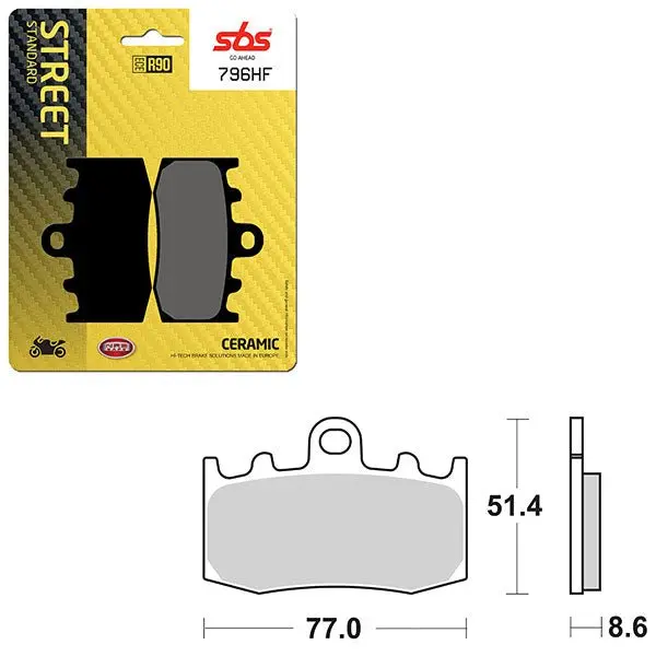 Sbs Atv/Utv Ceramic Brake Pad (6190796108) 1