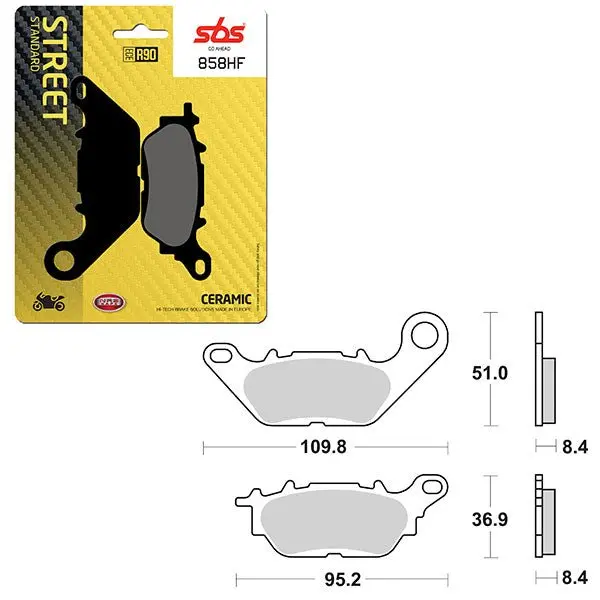 Sbs Atv/Utv Ceramic Brake Pad (6190858108) 1