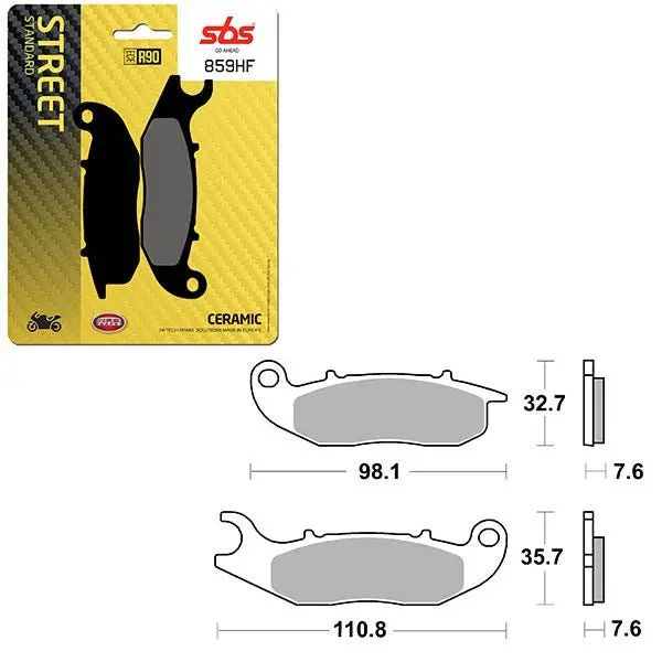 Sbs Atv/Utv Ceramic Brake Pad (6190859108) 1