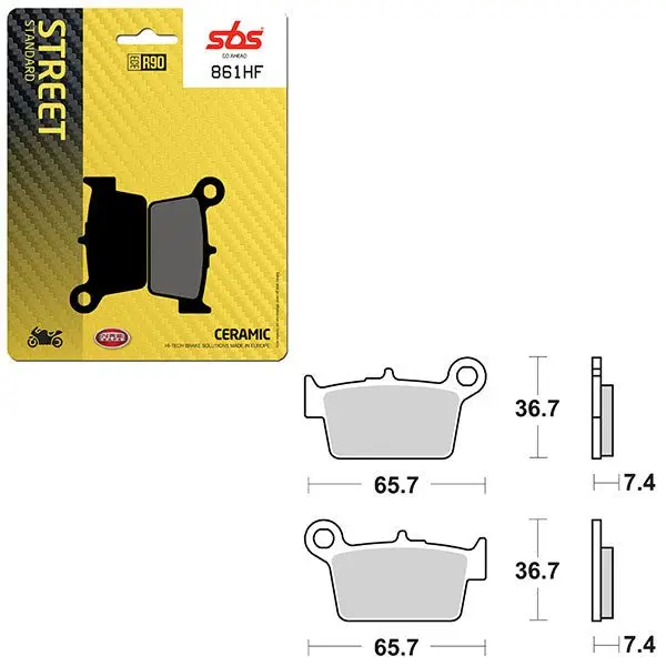 Sbs Atv/Utv Ceramic Brake Pad (6190861108) 1