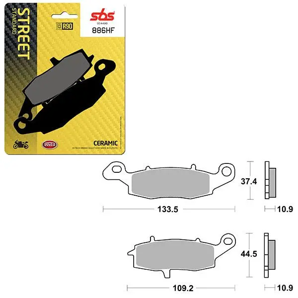Sbs Atv/Utv Ceramic Brake Pad (6190886108) 1